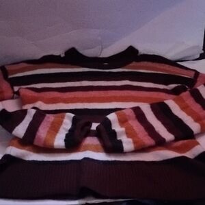 Madewell oversized wool blend long sleeve popover sweater